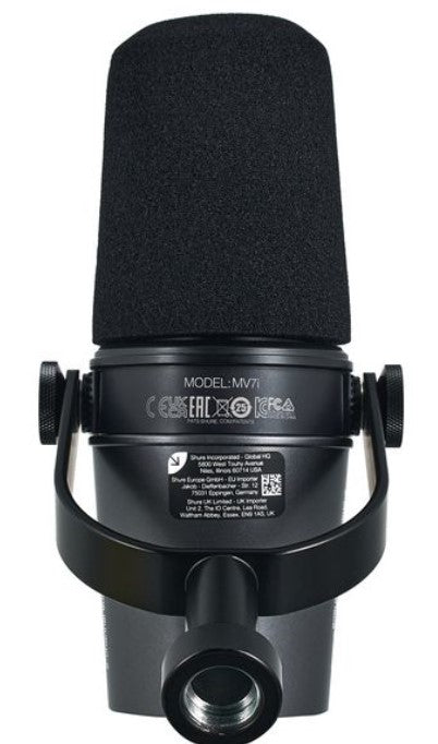 Shure MV7i Micrófono Inteligente con Interfaz de Audio 11