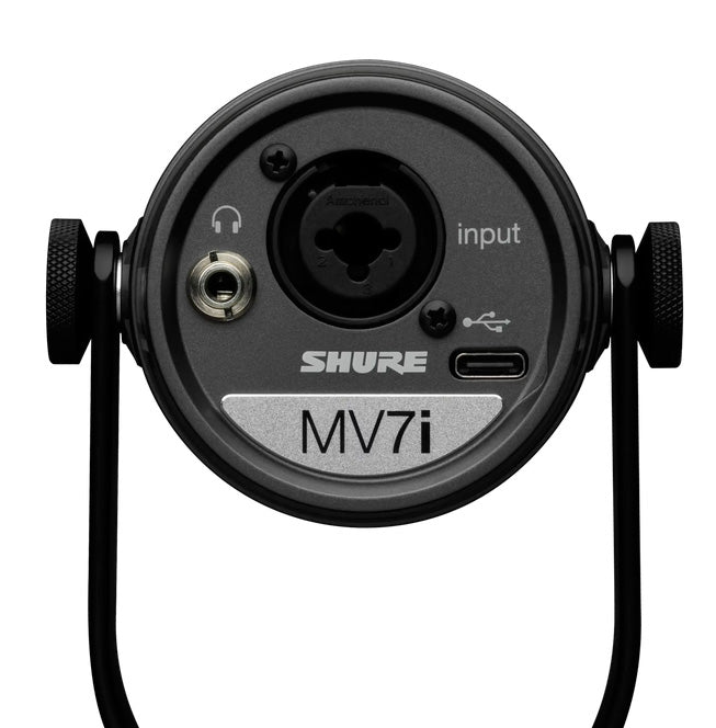 Shure MV7i Micrófono Inteligente con Interfaz de Audio 6