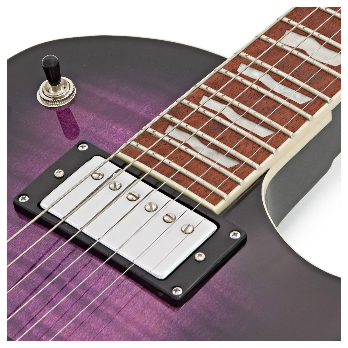 ESP LTD EC256FM STPSB Guitarra Eléctrica See Thru Purple Sunburst 7