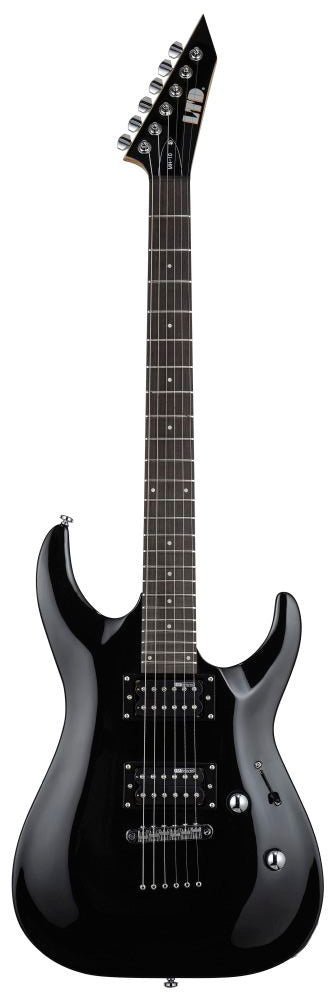 ESP LTD MH-10 KIT BLK Guitarra Eléctrica Negra con Funda 1