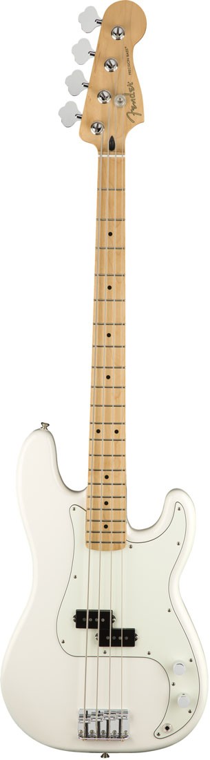 Fender Player Precision Bass MN Bajo Eléctrico Polar White 1