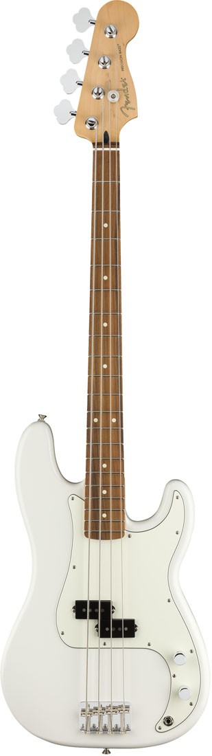 Fender Player Precision Bass PF Bajo Eléctrico Polar White 1