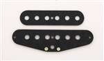 All Parts PU6930023 Pickup Flat Set for Strat, Black, 2 Pieces Top & Bottom. 1