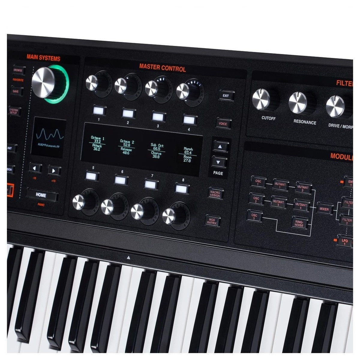 Ashun Sound Machines Hydrasynth Keyboard Teclado Sintetizador 17