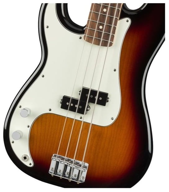 Fender Player Precision Bass LH PF Bajo Eléctrico Zurdos 3 Colores Sunburst 4