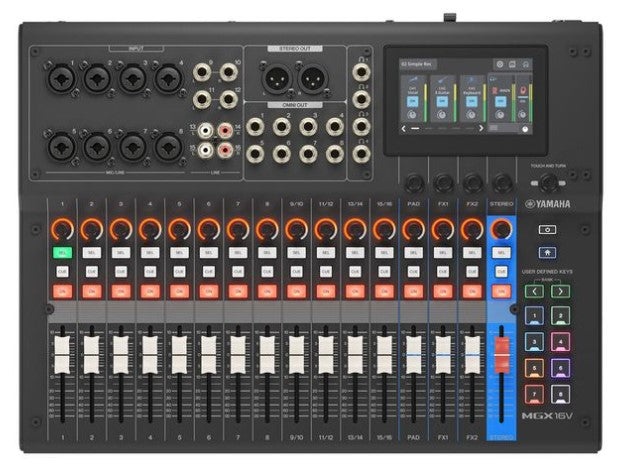 Yamaha MGX16VB Mesa de Mezclas 16 Canales Negra 1