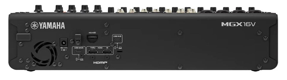 Yamaha MGX16VB Mesa de Mezclas 16 Canales Negra 5