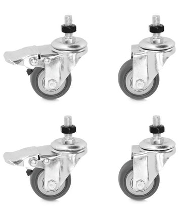 Adam Hall K4CDCASTORSET Juego de Ruedas para K4CD450 y K4CD650 1