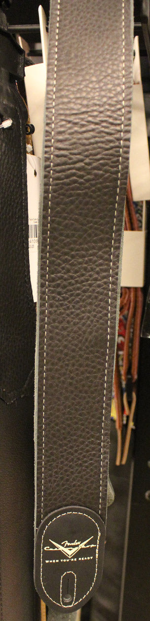 Fender Custom Shop Strap Correa Guitarra Negra 1