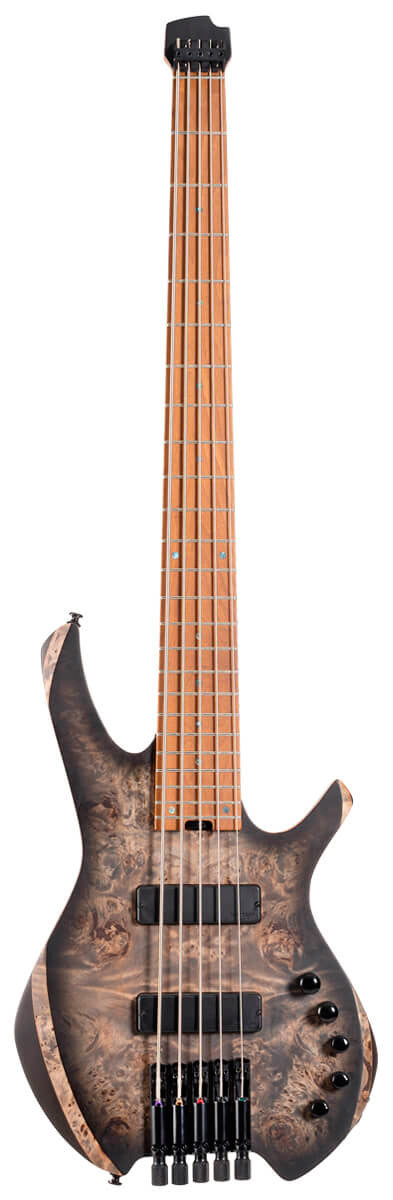 Cort Space 5 SDB Bajo Eléctrico 5 Cuerdas Headless Star Dust Black 1