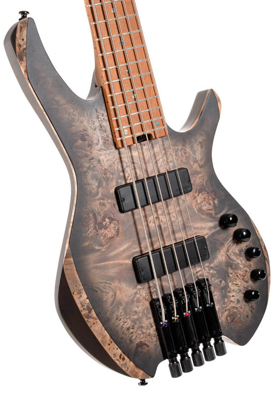 Cort Space 5 SDB Bajo Eléctrico 5 Cuerdas Headless Star Dust Black 3