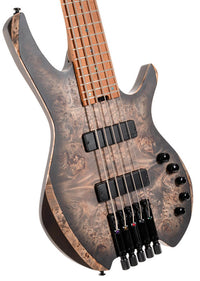 Cort Space 5 SDB Bajo Eléctrico 5 Cuerdas Headless Star Dust Black 3