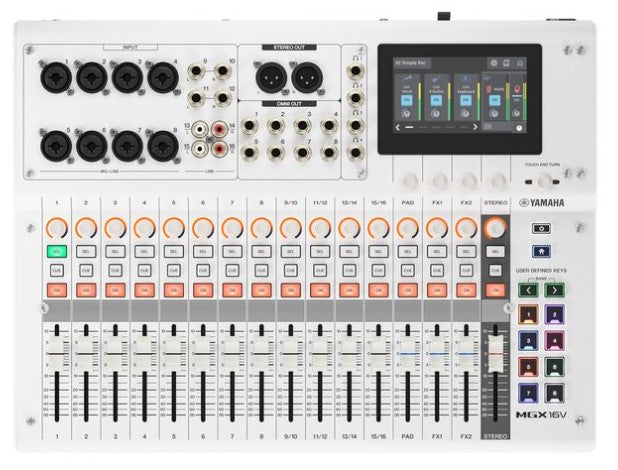 Yamaha MGX16VW Mesa de Mezclas 16 Canales Blanca 1