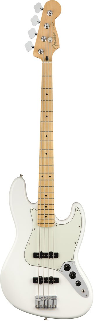 Fender Player Jazz Bass MN Bajo Eléctrico Polar White 1