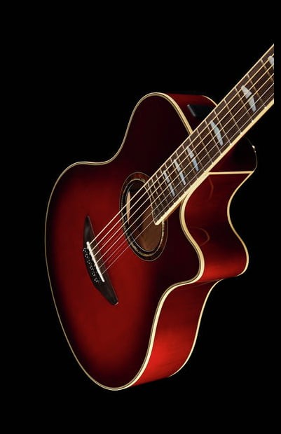 Yamaha APX1000 Guitarra Electroacústica Crimson Red Burst 11