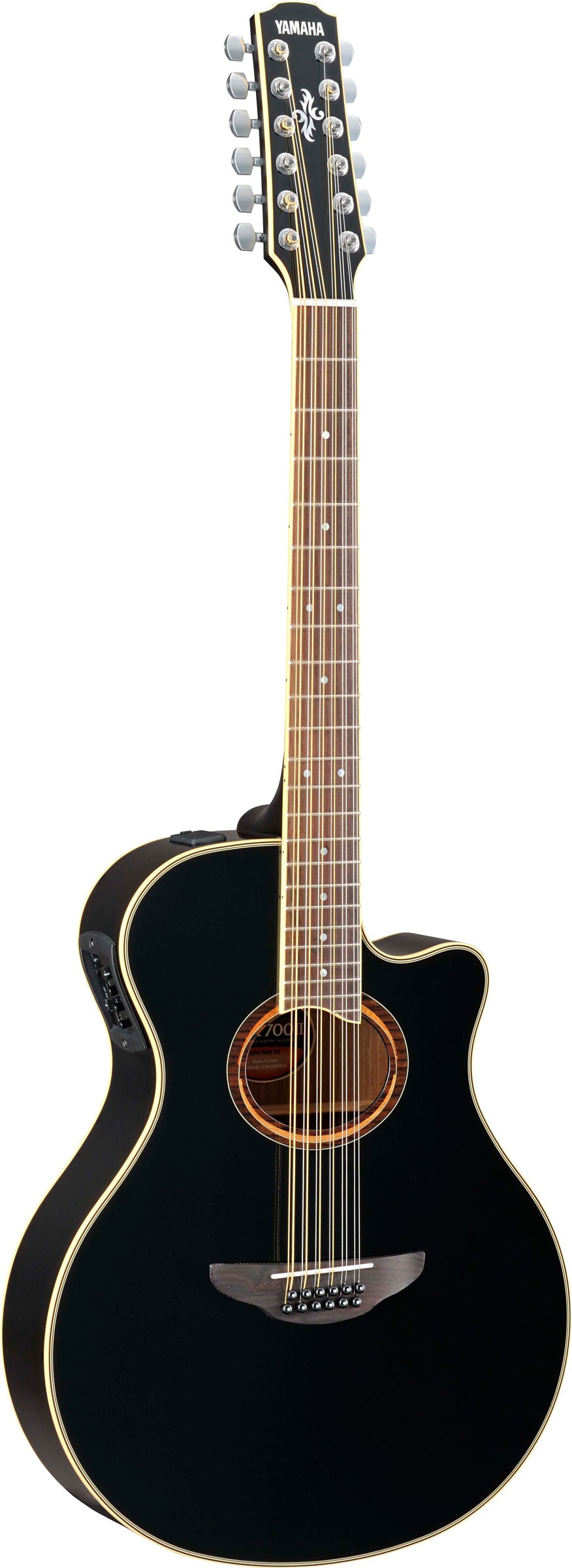 Yamaha APX700II-12 BLK Guitarra Electroacústica 12 Cuerdas Negra 1