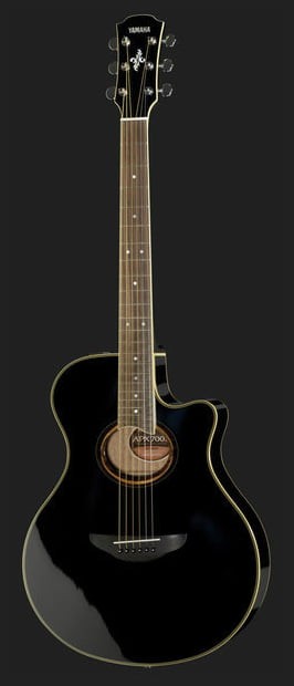 Yamaha APX700II BL Guitarra Electroacústica Black 2