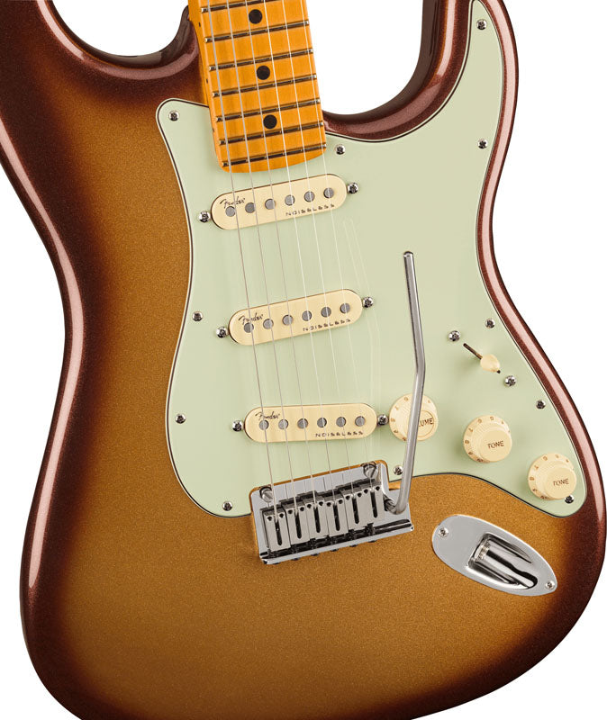 Fender American Ultra Stratocaster MN Guitarra Eléctrica Mocha Burst 4