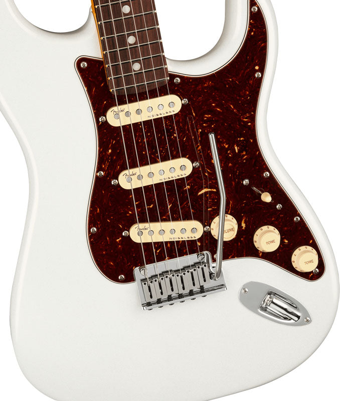 Fender American Ultra Stratocaster RW Guitarra Eléctrica Arctic Pearl 6