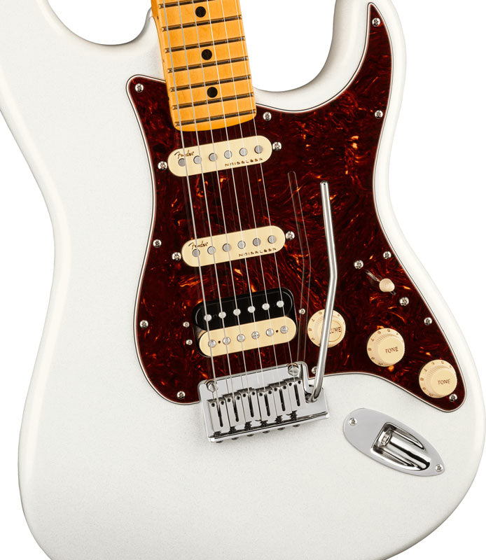 Fender American Ultra Stratocaster HSS MN Guitarra Eléctrica Arctic Pearl 4