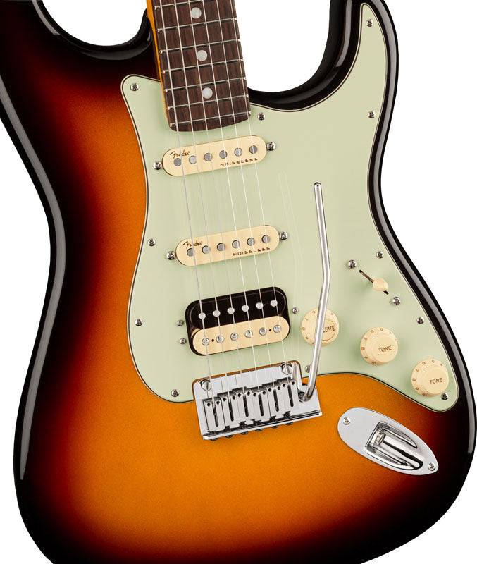 Fender American Ultra Stratocaster HSS RW Guitarra Eléctrica Ultraburst 4