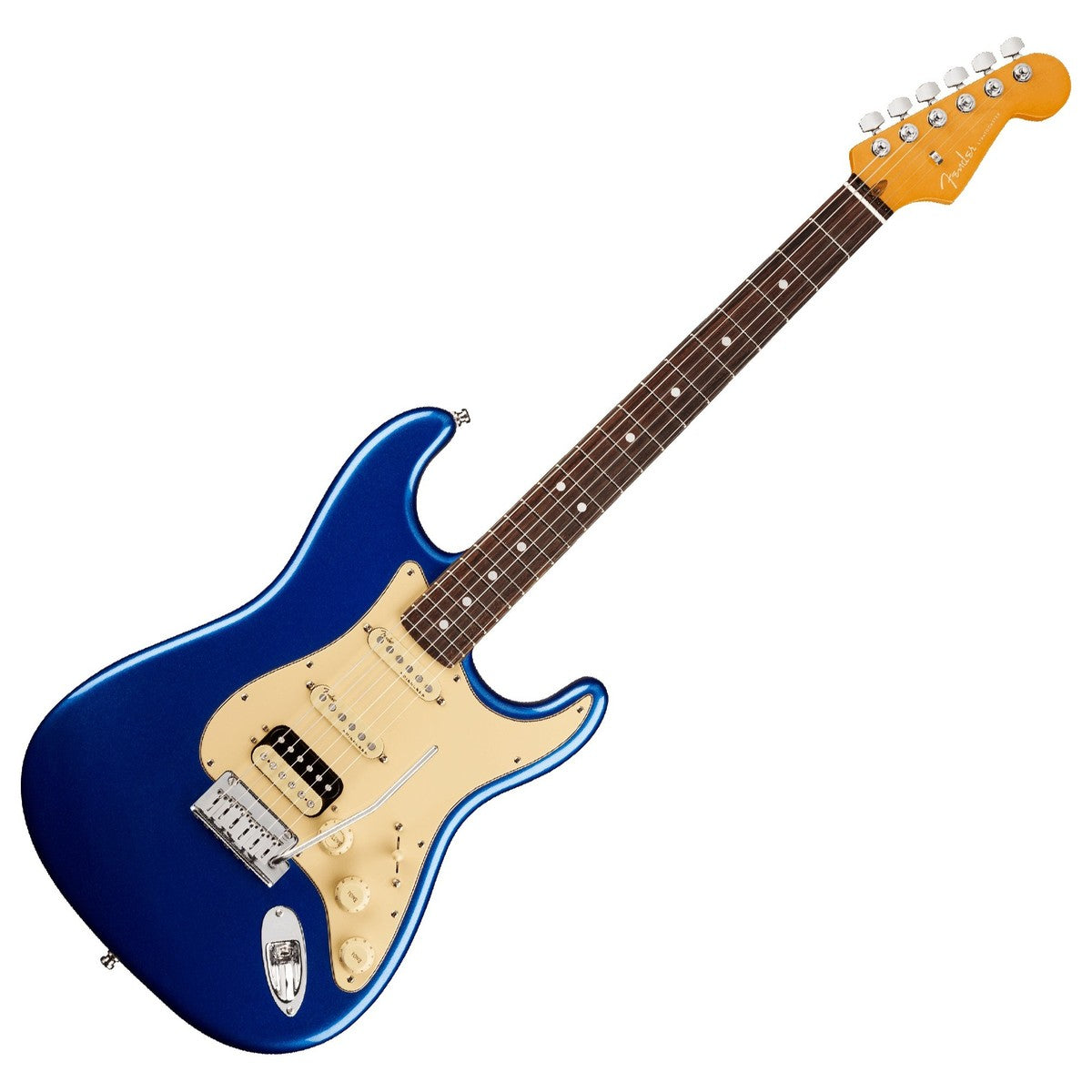 Fender American Ultra Stratocaster HSS RW Guitarra Eléctrica Cobra Blue 7