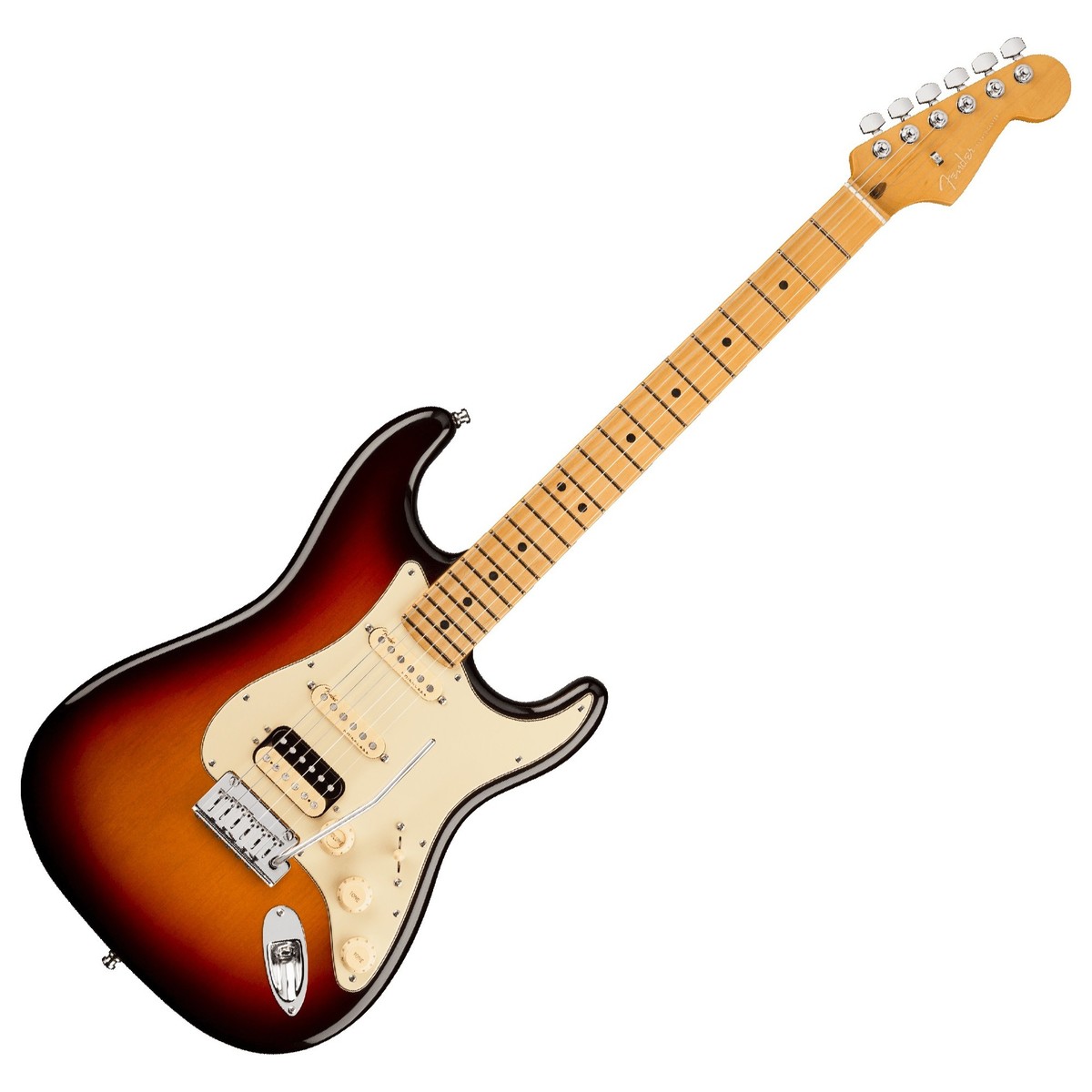 Fender American Ultra Stratocaster HSS MN Guitarra Eléctrica Ultraburst 7