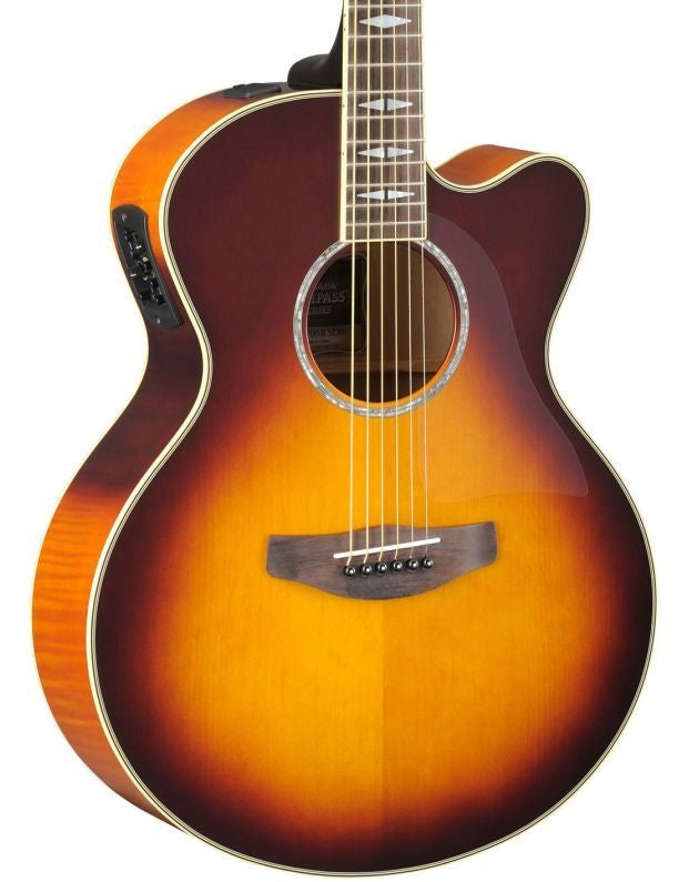 Yamaha CPX1000 BS Guitarra Electroacústica Medium Jumbo Brown Sunburst 2