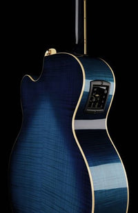 Yamaha CPX1000 UM Guitarra Electroacústica Medium Jumbo Ultramarine 10