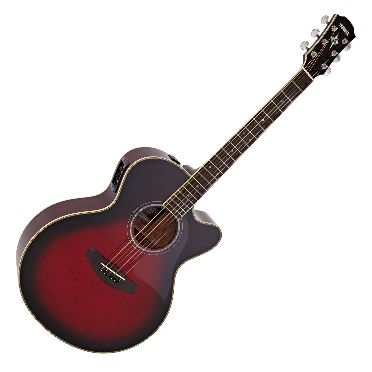 Yamaha CPX700II Guitarra Electroacústica Dusk Sun Red 7