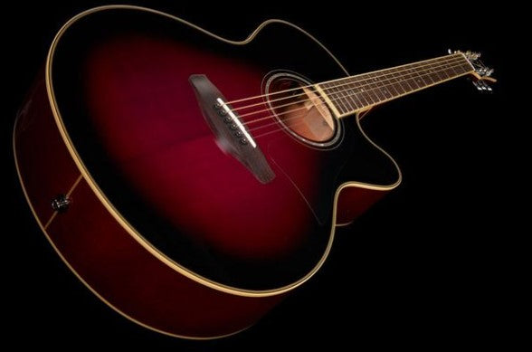 Yamaha CPX700II Guitarra Electroacústica Dusk Sun Red 16