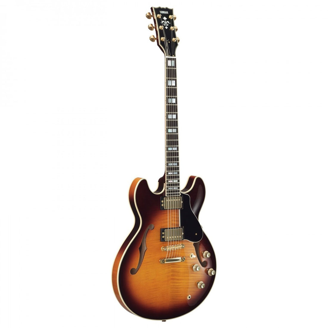 Yamaha SA2200 BS Guitarra Eléctrica Hollow Body Brown Sunburst 2