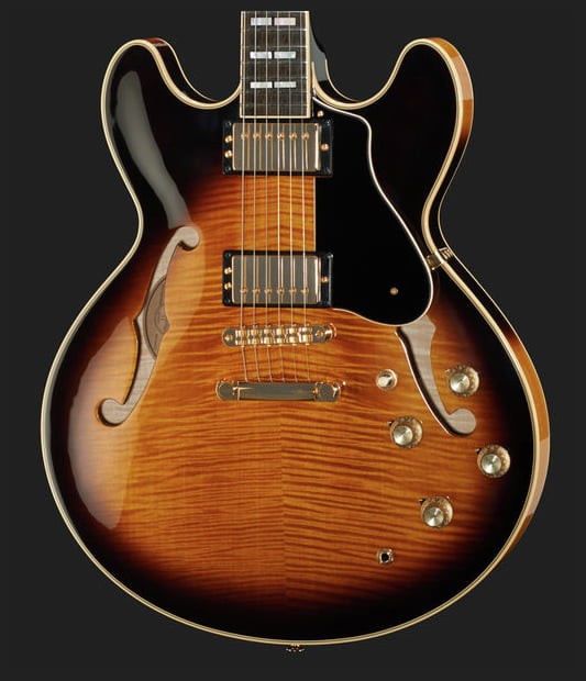 Yamaha SA2200 BS Guitarra Eléctrica Hollow Body Brown Sunburst 7