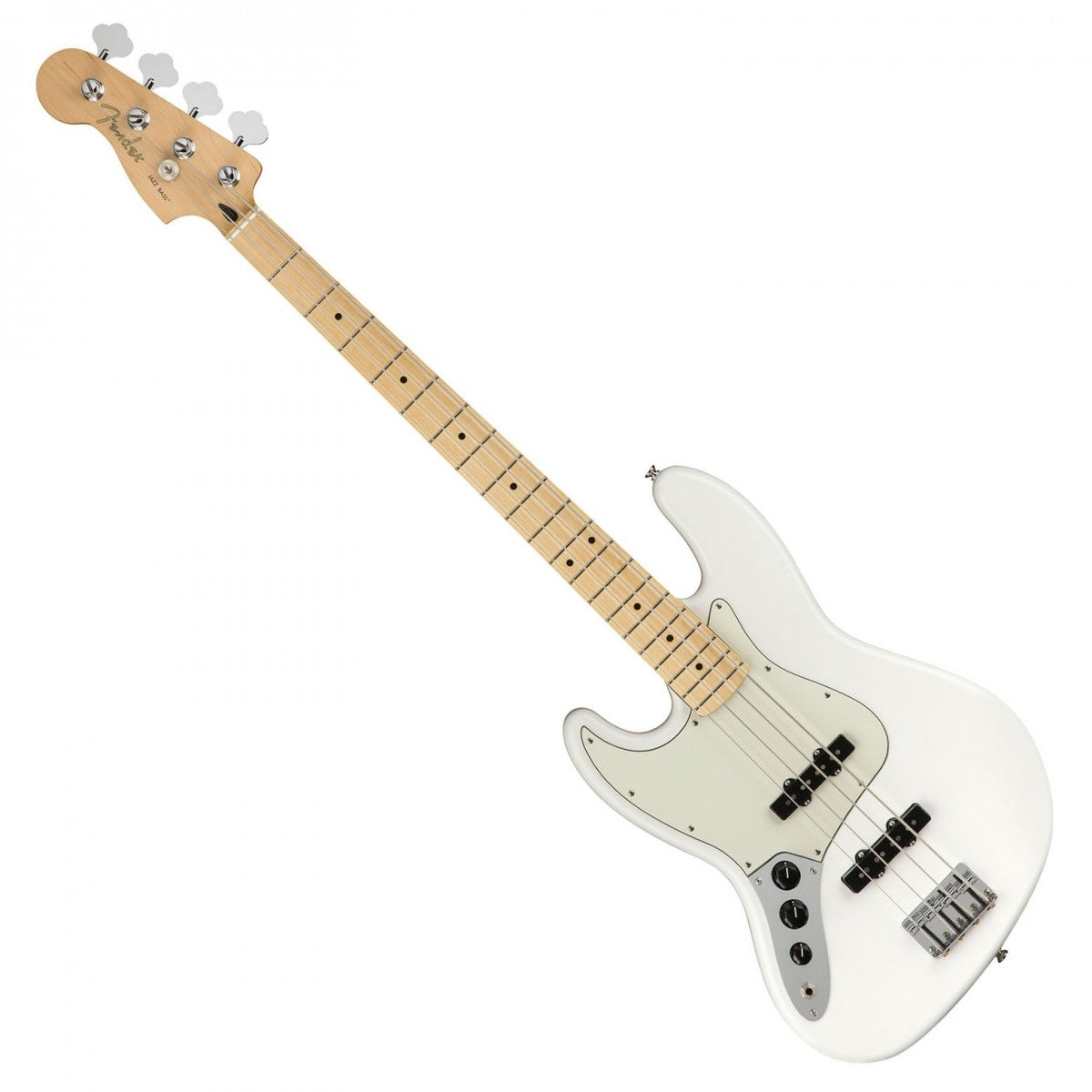 Fender Player Jazz Bass LH MN Bajo Eléctrico Zurdos Polar White 7