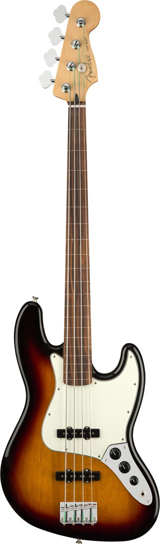 Fender Player Jazz Bass FL PF Bajo Eléctrico Fretless 3 Colores Sunburst 1