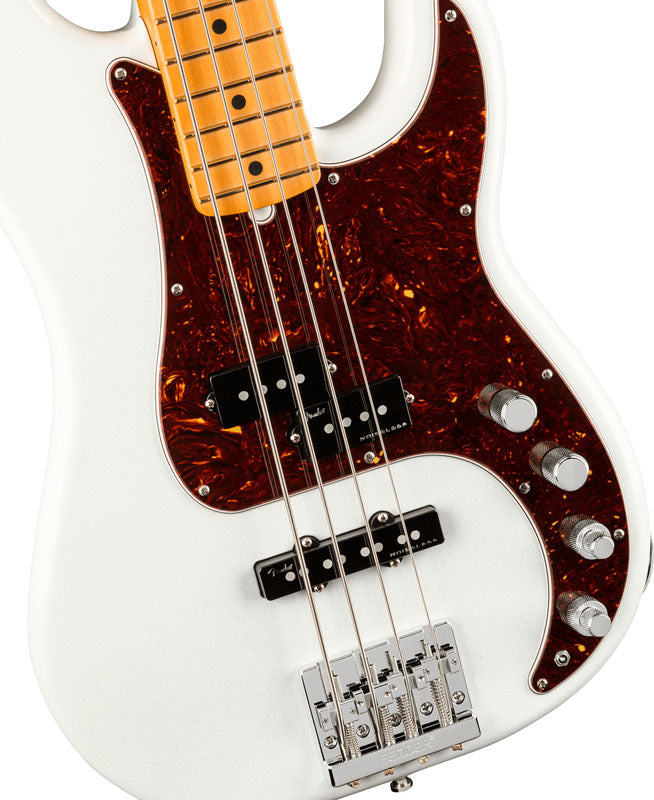 Fender American Ultra Precision Bass MN Bajo Eléctrico Arctic Pearl 4