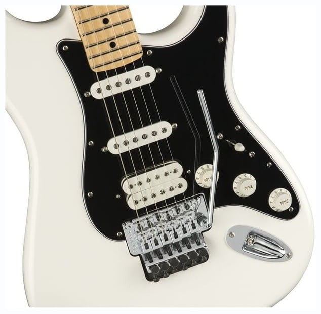 Fender Player Stratocaster FR HSS MN Guitarra Eléctrica Polar White 4