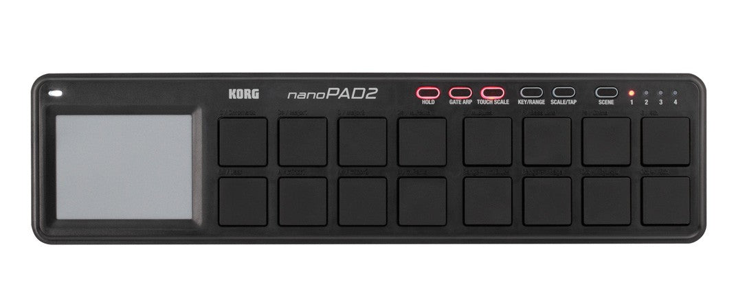 Korg Nanopad 2 Black Controlador Ultrafino Negro Alimentado por USB 1