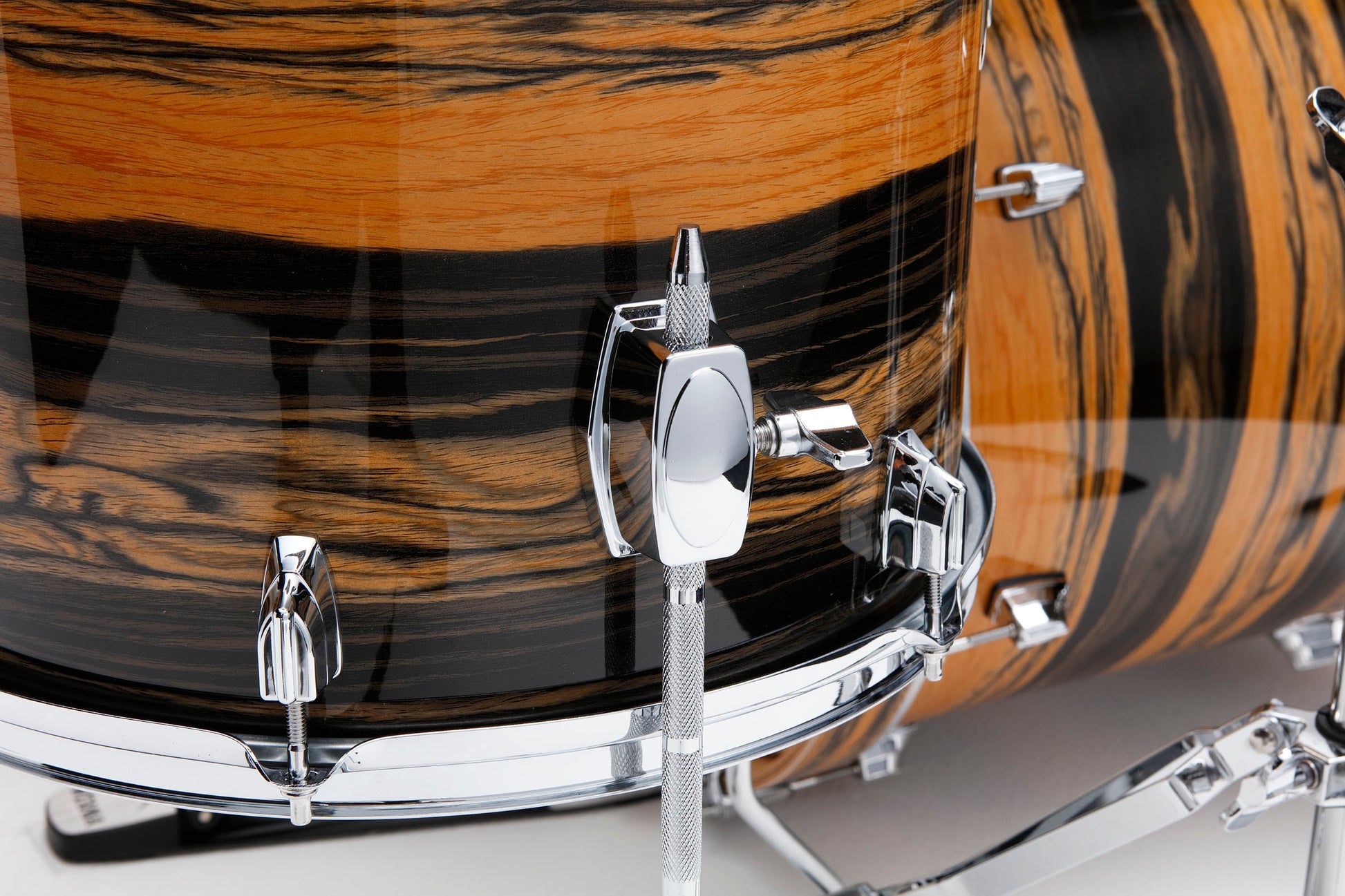 Tama CK50R+H NET Superstar Classic Batería Acústica con Herrajes Natural Ebony Tiger WRap 6