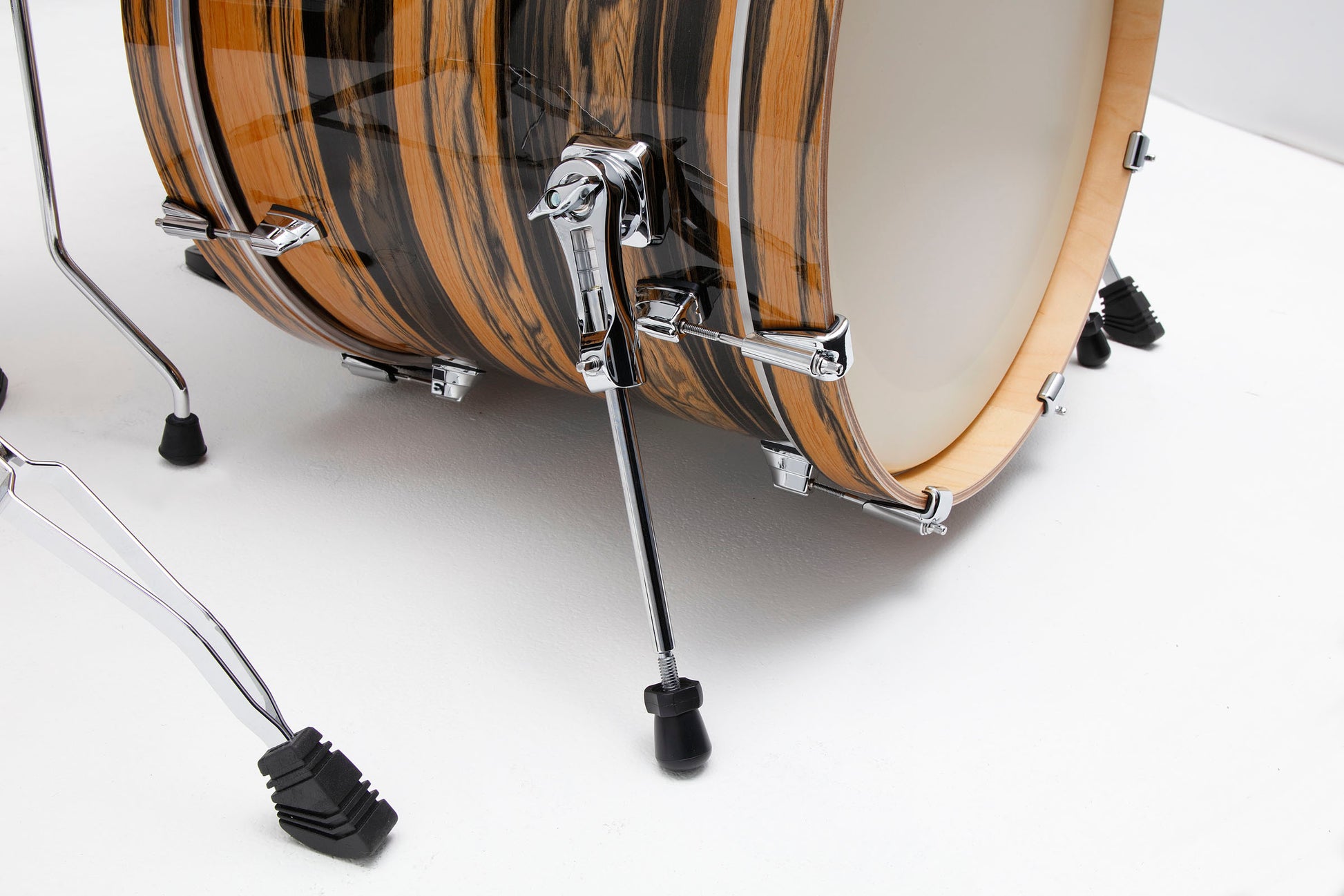 Tama CK50R+H NET Superstar Classic Batería Acústica con Herrajes Natural Ebony Tiger WRap 7