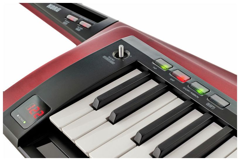 Korg RK100S 2 RD Teclado Keytar Translucent Red 9