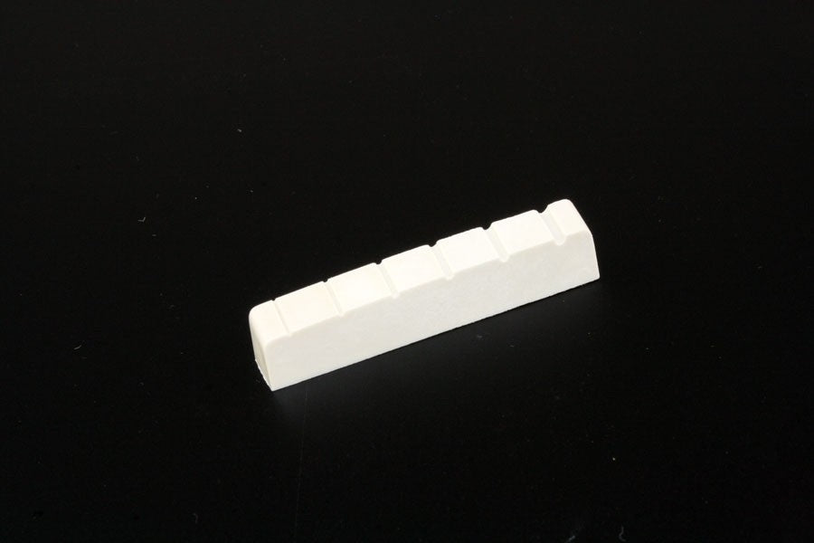 All Parts BN087400Y Resonant Plastic Slotted Nut for Steel String Guitars 1