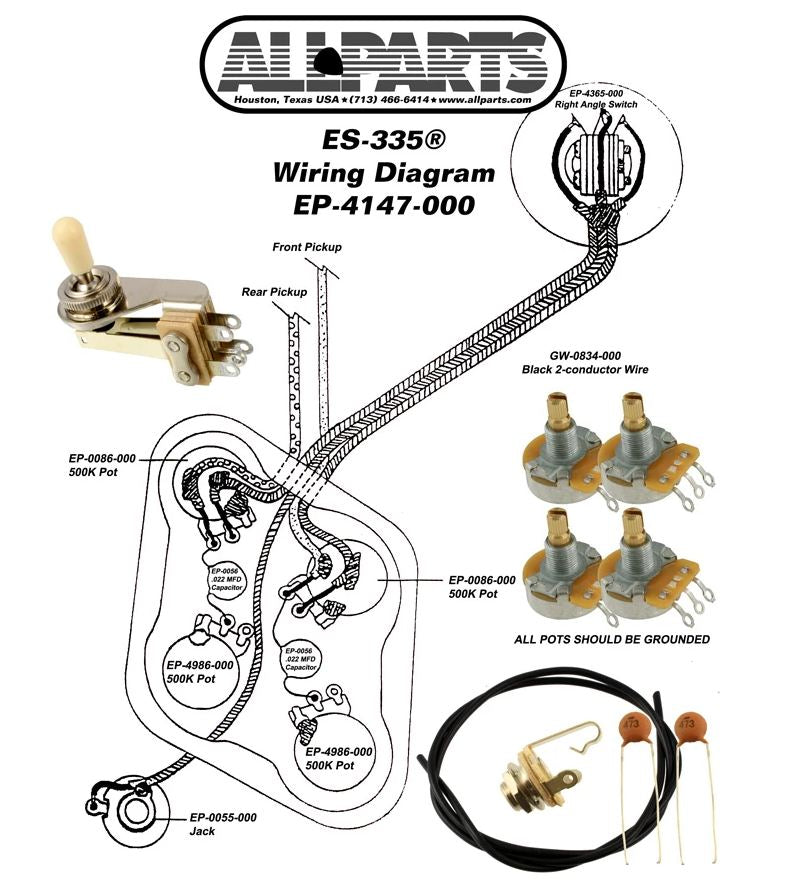 All Parts EP4147000 Wiring Kit for ES335 1