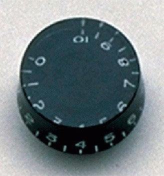 All Parts PK0130023 Speed Knobs (2) Black Vintage Style Numbers 1