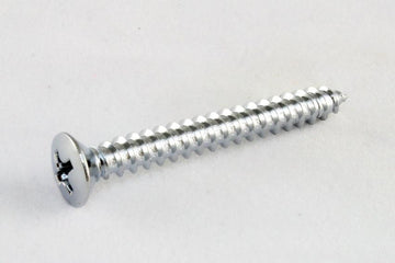 All Parts GS3005B10 Tornillo para Placa Corto Tipo Phillips Cromado. Unidad 1