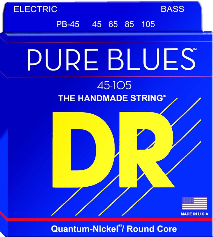 DR PB45 Pure Blues Juego Cuerdas Bajo 045-105 1