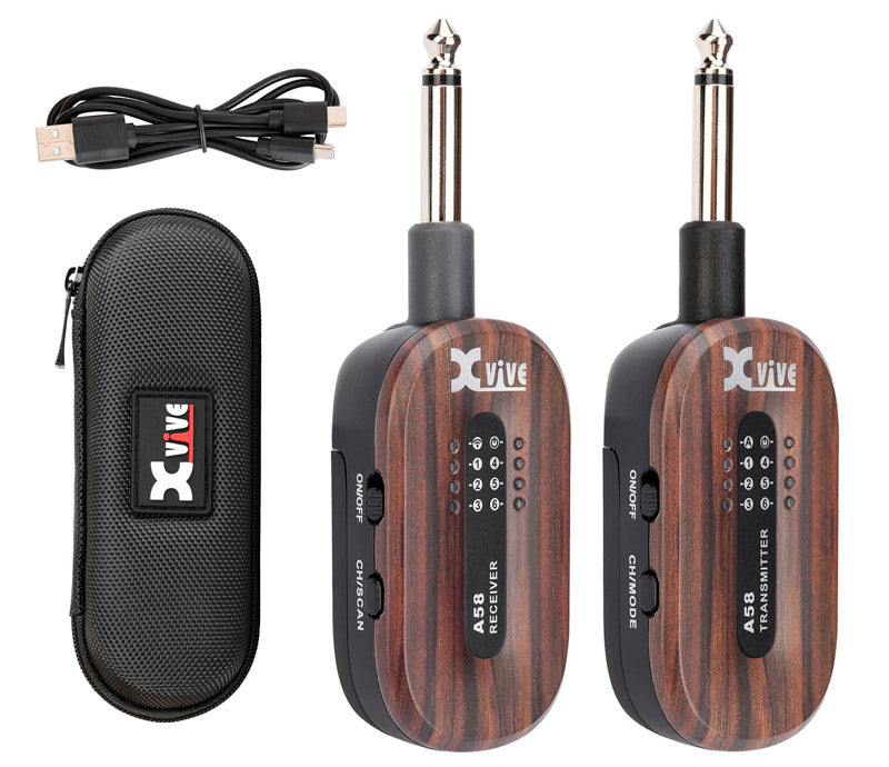 Xvive A58 RW Sistema Inalámbrico Guitarra Palosanto 1