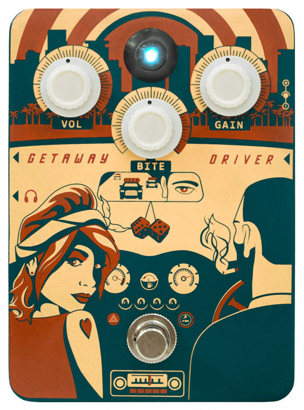 Orange Getaway Driver Pedal Overdrive 1