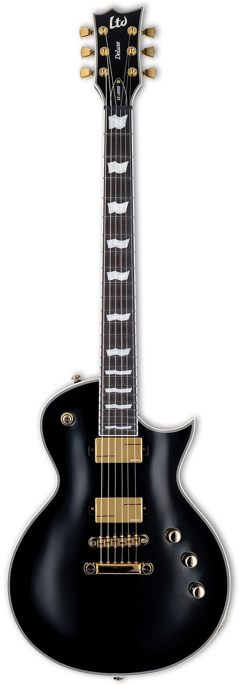 ESP LTD EC-1000 BLK Fishman Fluence Guitarra Eléctrica Negra 1