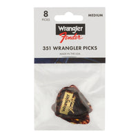 Fender 1980351040 Wrangler Picks 351 Shape Pack 8 Púas Tortoiseshell 2